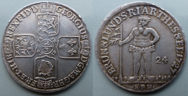 Brunswick-Lünberg-Calenburg-Hanover, 1727 EPH 2/3 Thaler